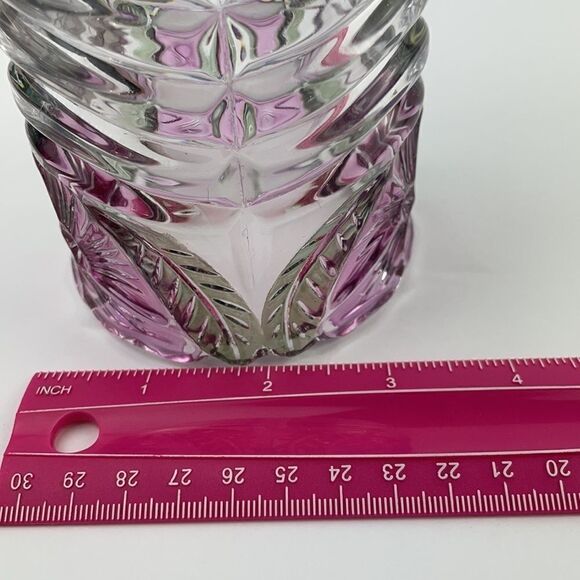 Crystal Clear 24% Lead Crystal Etched Vases (2) - Picture 8 of 12